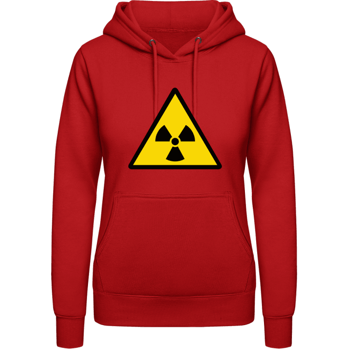 Radioactivity Warning Sweat à capuche pour femme contain pic