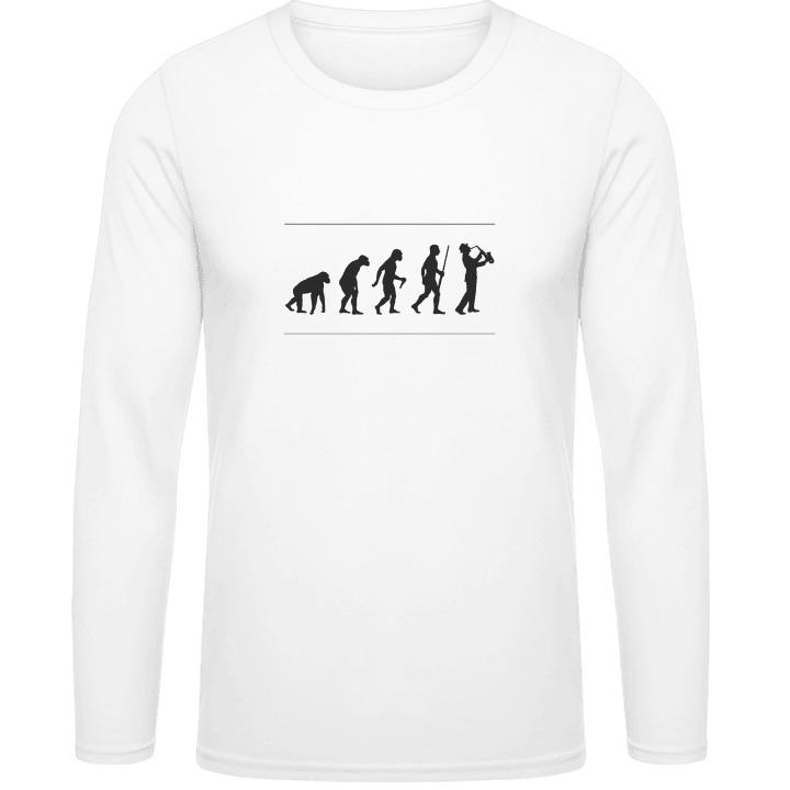 Saxophone Evolution T-shirt à manches longues contain pic