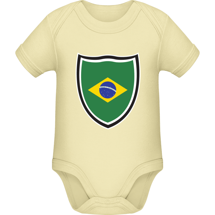 Brazil Shield Baby romperdress contain pic