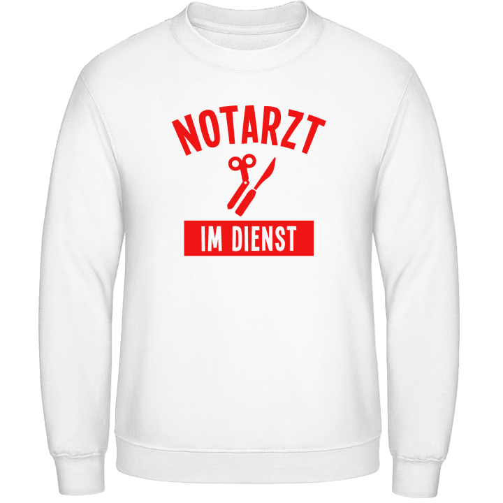 Notarzt im Dienst Sweatshirt contain pic