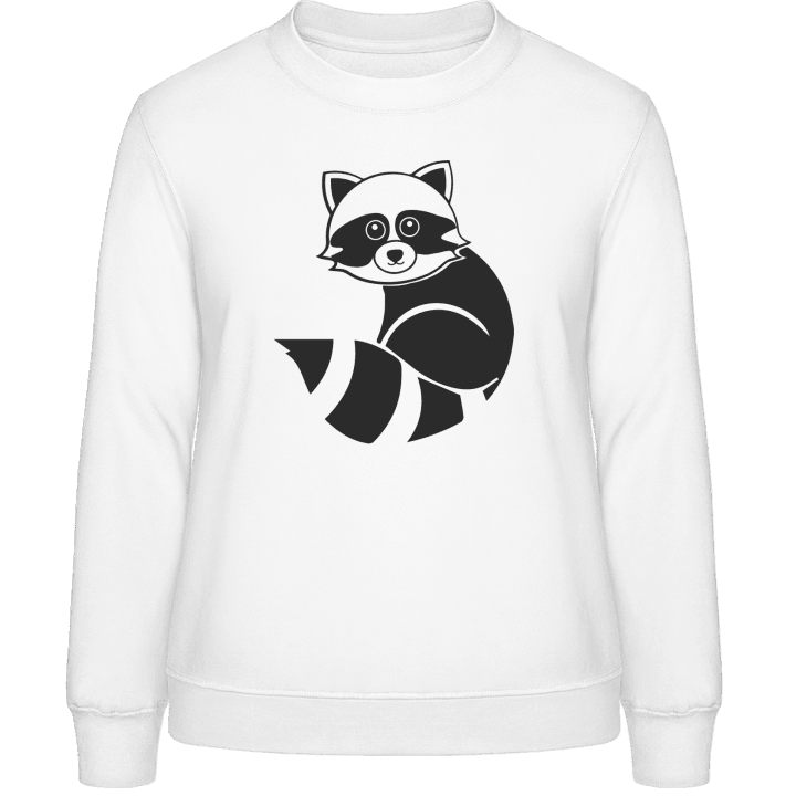 Raccoon Outline Sweatshirt för kvinnor 0 image
