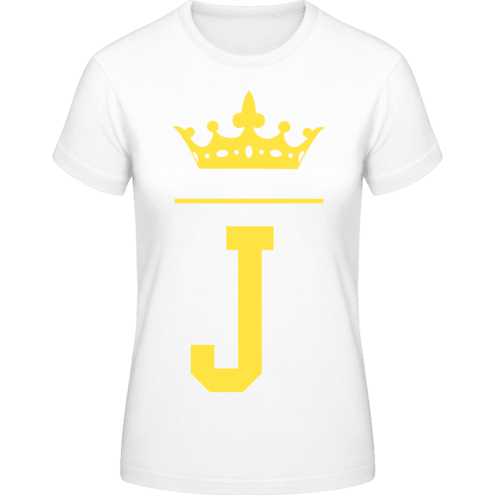 J Initial T-skjorte for kvinner 0 image