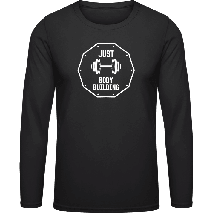 Just Body Building Shirt met lange mouwen contain pic