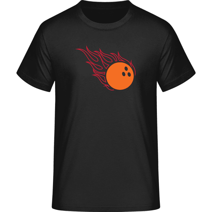 Bowling Ball With Flames T-Shirt 0 image