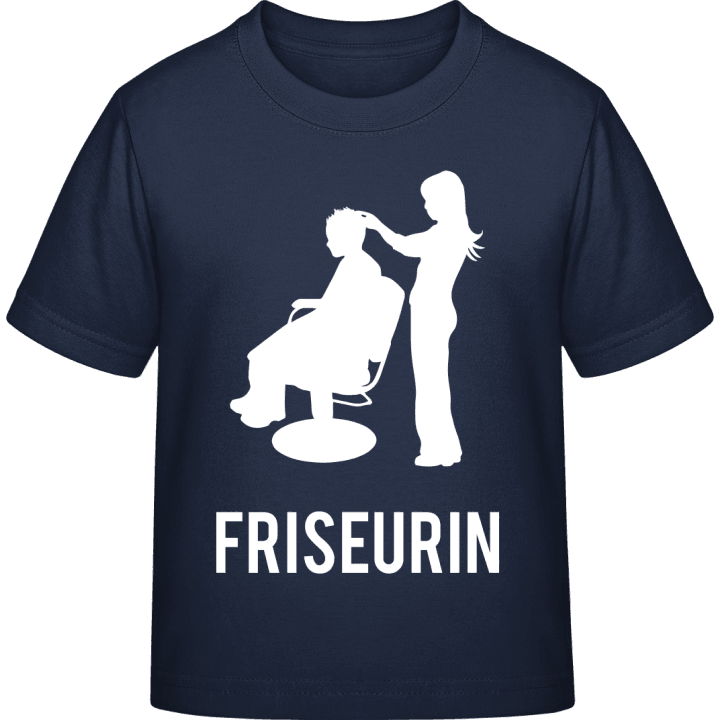 Friseurin Kinder T-Shirt contain pic