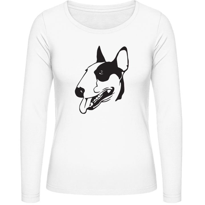 Bull Terrier Head Frauen Langarmshirt 0 image