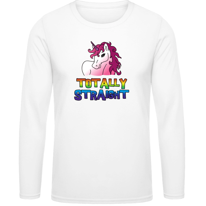 Totally Straight Unicorn T-shirt à manches longues contain pic