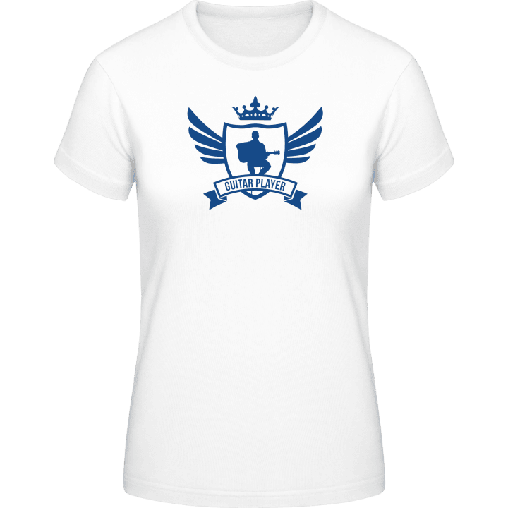 Guitar Player Winged Vrouwen T-shirt contain pic