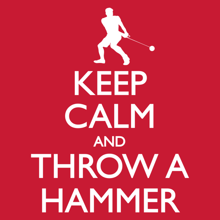 Keep Calm And Throw A Hammer Langermet skjorte for kvinner 0 image