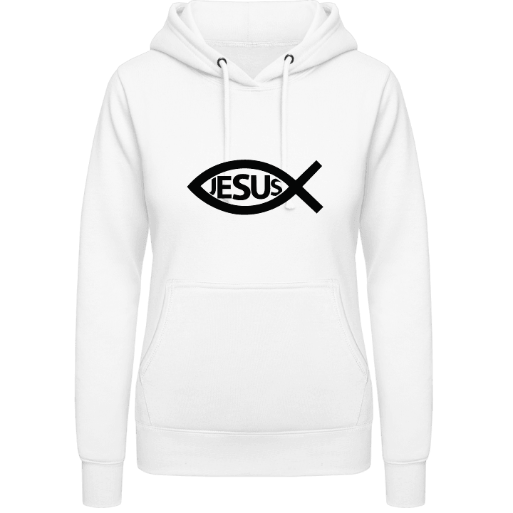 Ichthus Fish Vrouwen Hoodie contain pic