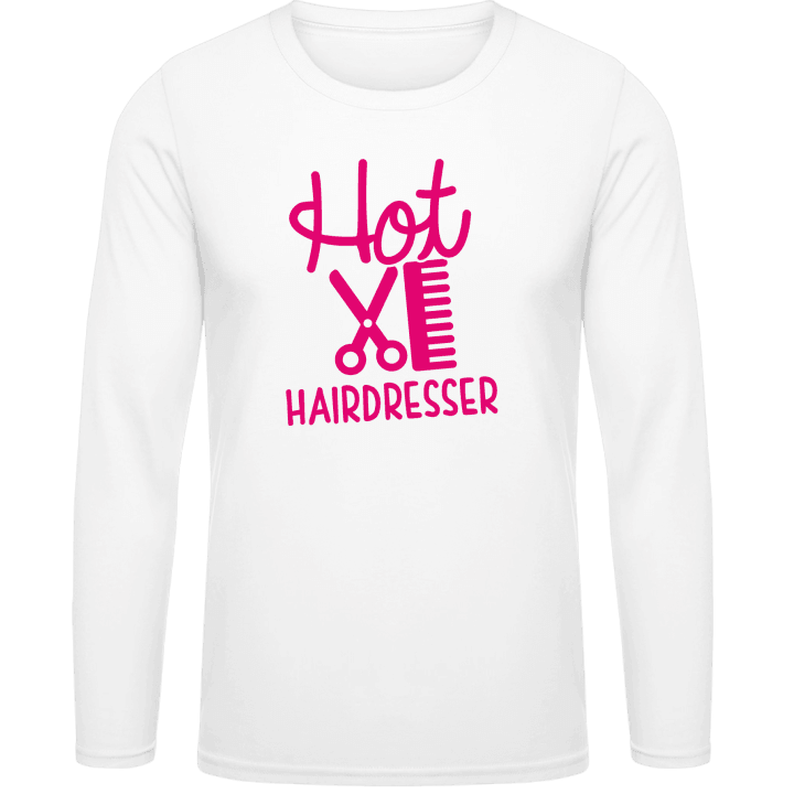 Hot Hairdresser T-shirt à manches longues contain pic