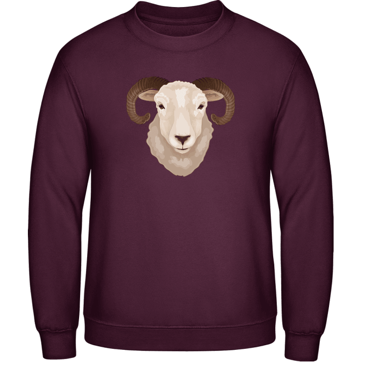 Ram Head Realistic Sweatshirt 0 image