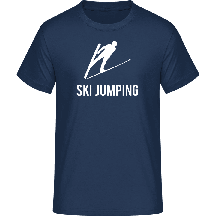 salto con gli sci Silhouette Maglietta contain pic