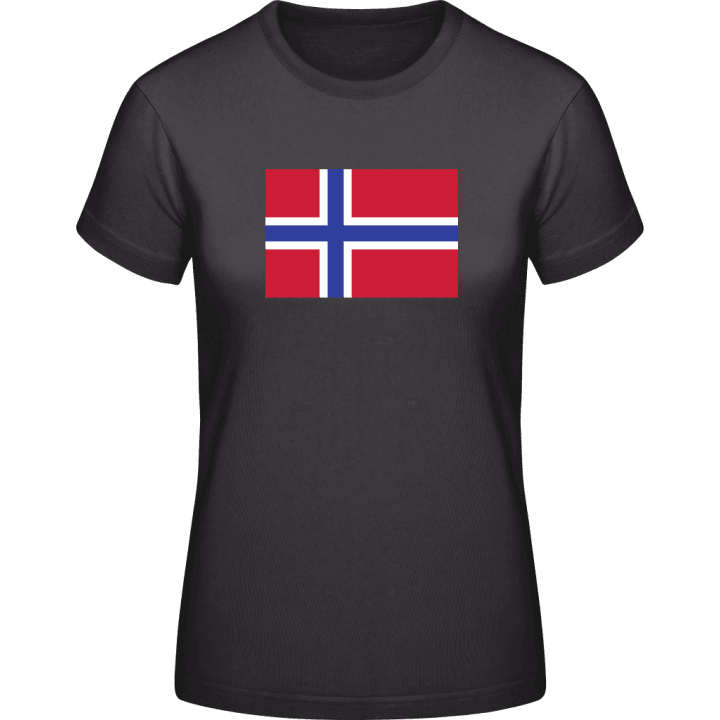 Norway Flag T-shirt för kvinnor contain pic