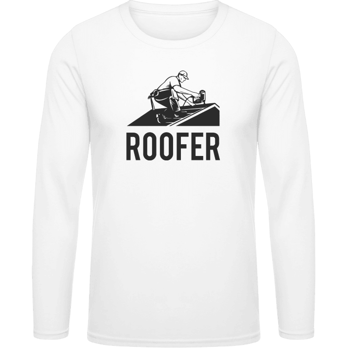 Roofer Illustration Long Sleeve Shirt contain pic