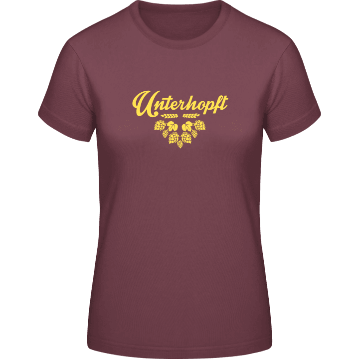 Unterhopft T-shirt för kvinnor contain pic