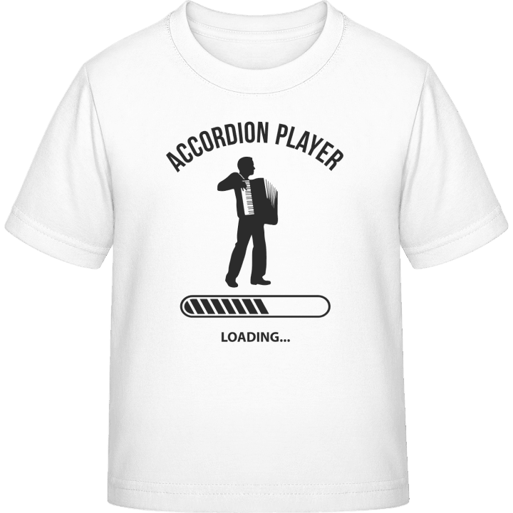 Accordion Player Loading T-shirt för barn contain pic