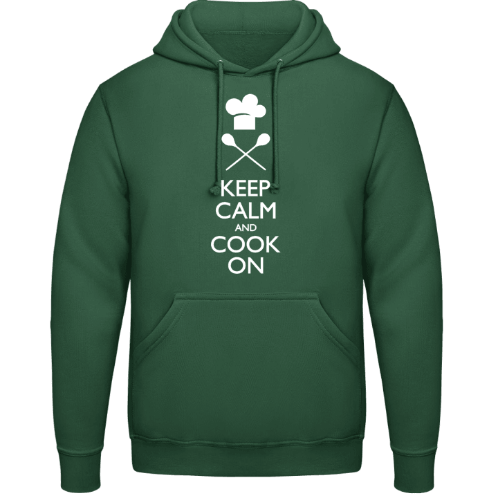 Keep Calm Cook on Felpa con cappuccio contain pic