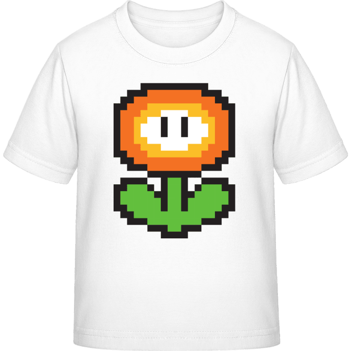 Pixel Flower Character Kids T-shirt 0 image