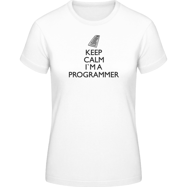 Keep Calm I'm A Programmer Frauen T-Shirt contain pic