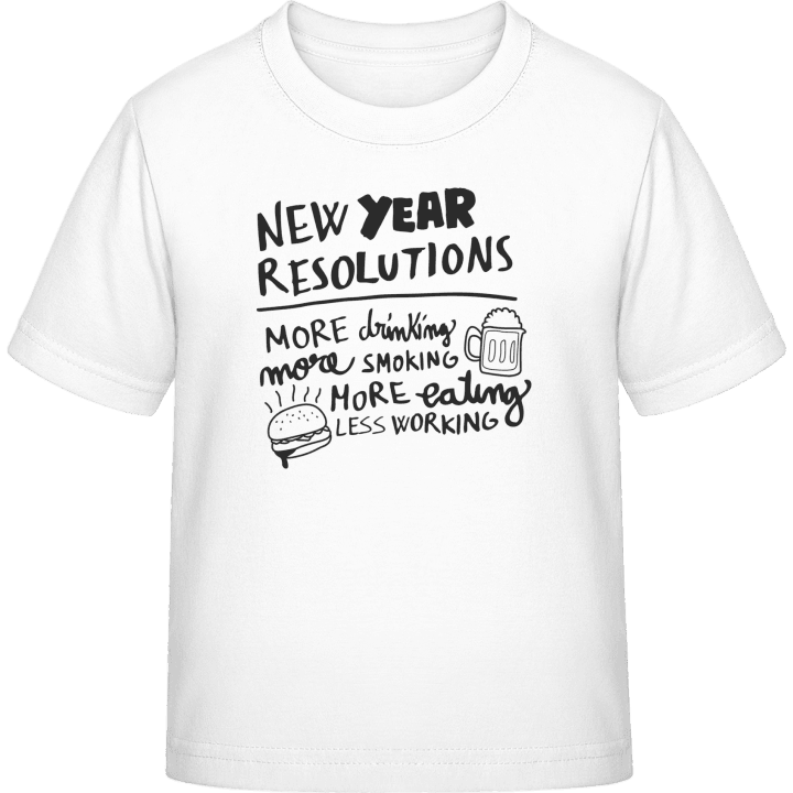 New Year Resolutions T-skjorte for barn 0 image
