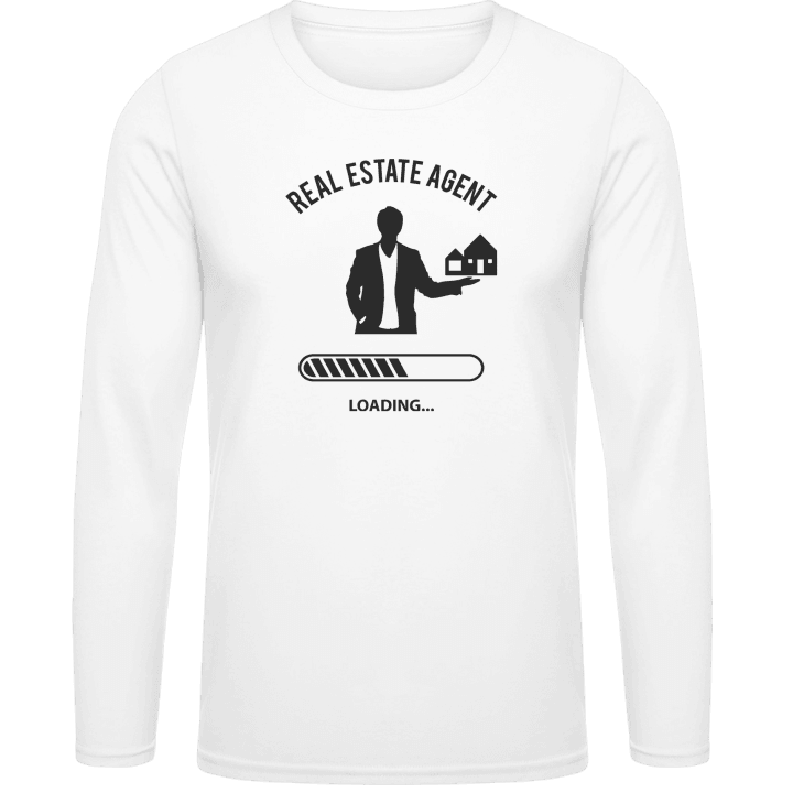 Real Estate Agent Loading T-shirt à manches longues contain pic