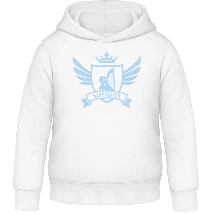 Harp Player Winged Kids Hoodie contain pic