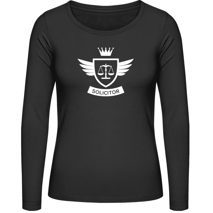 Solicitor Coat Of Arms Winged T-shirt à manches longues pour femmes contain pic