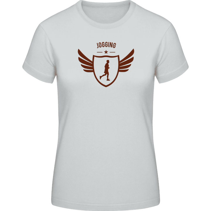 Jogging Winged Vrouwen T-shirt contain pic