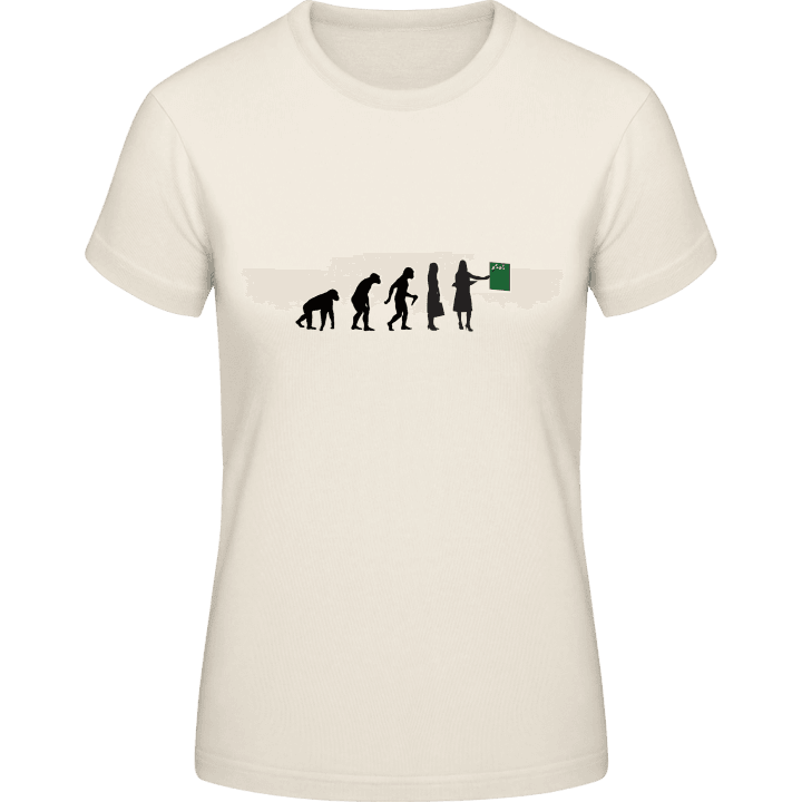 Female Schoolteacher Evolution T-shirt för kvinnor 0 image