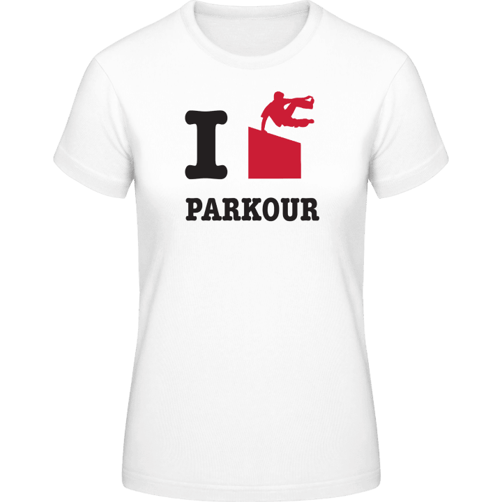 I Love Parkour T-skjorte for kvinner contain pic