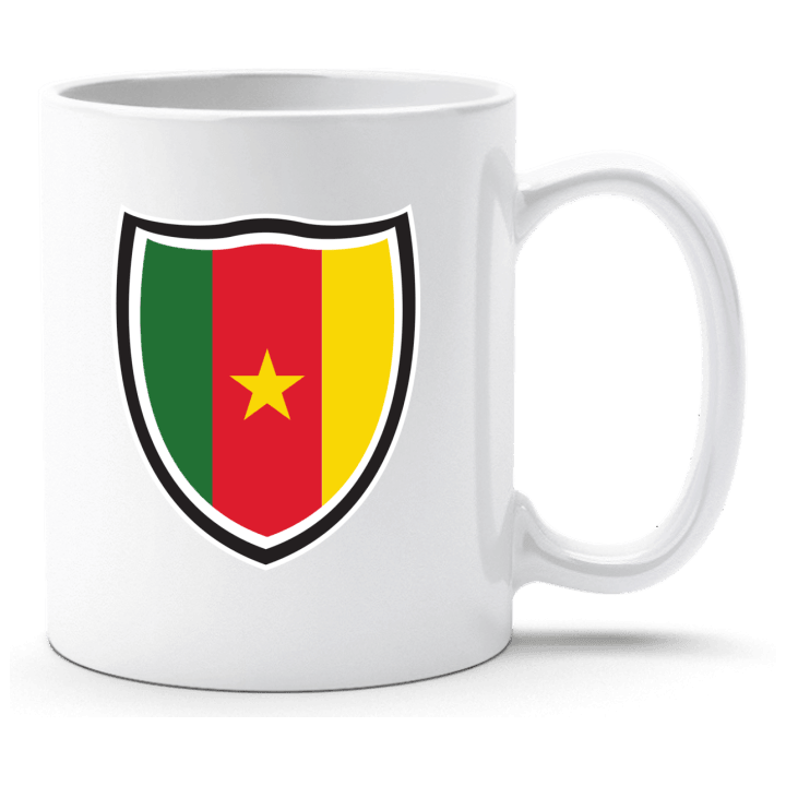 Cameroon Shield Flag Taza contain pic