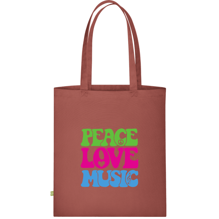 Peace Love Music Stofftasche contain pic