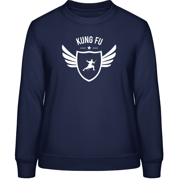 Kung Fu Winged Frauen Sweatshirt contain pic