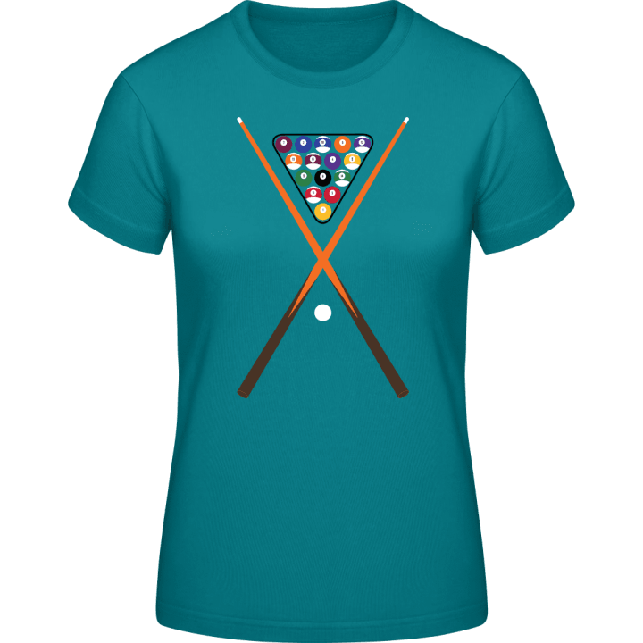 Billiards Kit T-shirt för kvinnor contain pic