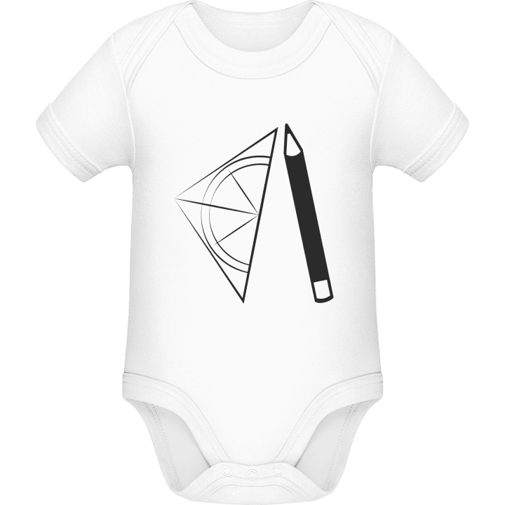 Geometry Pencil Triangle Baby Romper contain pic
