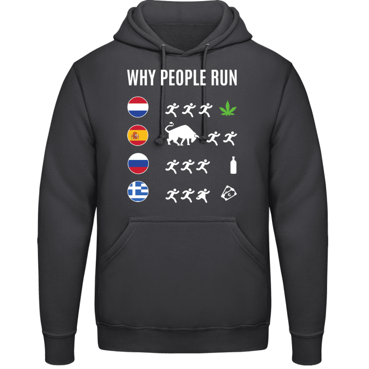 Why People Run Part 2 Sweat à capuche contain pic