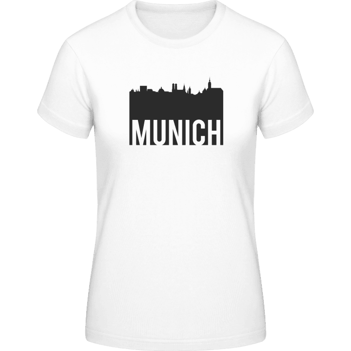 Munich Skyline T-shirt för kvinnor contain pic