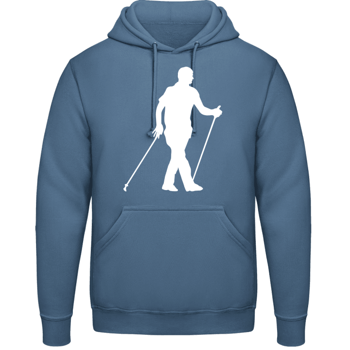 Nordic Walking Silhouette Hoodie contain pic