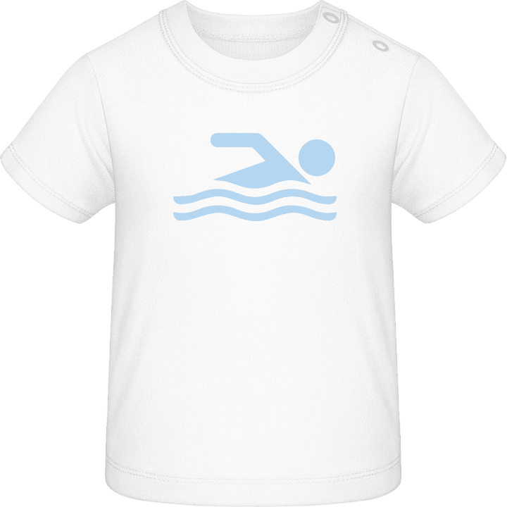 Swimmer Icon Baby T-skjorte 0 image