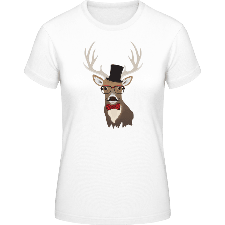 Mustache Deer Stag Women T-Shirt 0 image