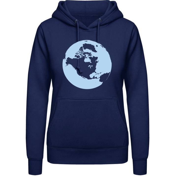 Planet Earth Vrouwen Hoodie contain pic