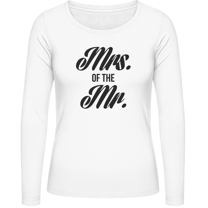 Mrs. Of The Mr. Frauen Langarmshirt contain pic