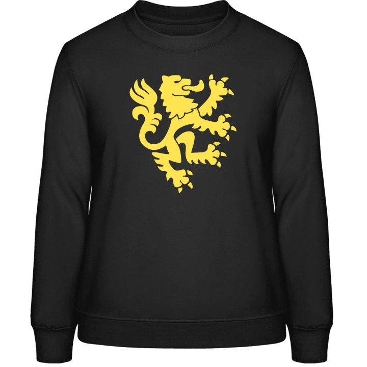 Rampant Lion Coat of Arms Sweatshirt för kvinnor contain pic