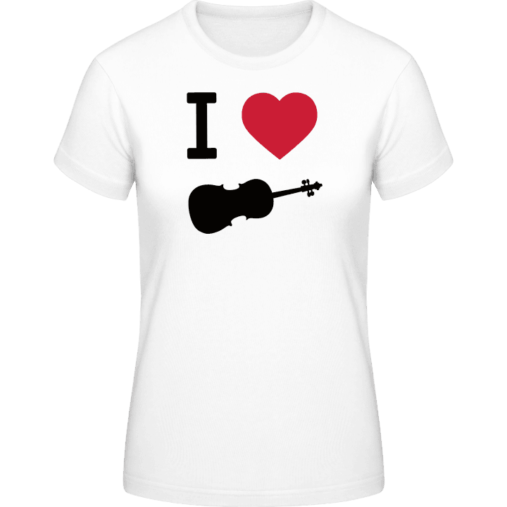 I Heart Violin Vrouwen T-shirt 0 image