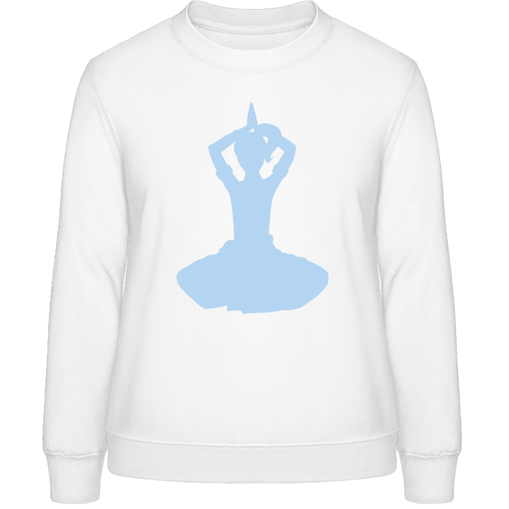 Meditating Yoga Genser for kvinner contain pic