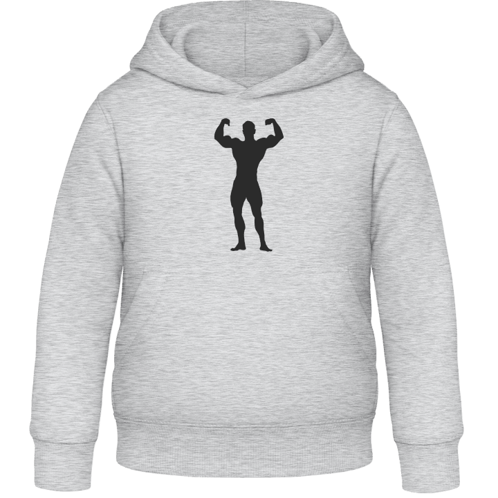 Body Builder Muscles Kids Hoodie contain pic