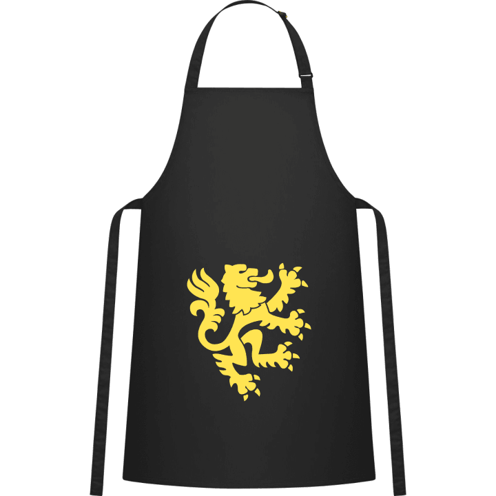 Rampant Lion Coat of Arms Delantal de cocina contain pic