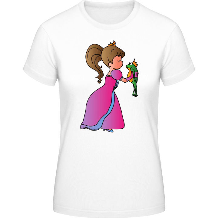 Princess Kissing Frog Vrouwen T-shirt 0 image