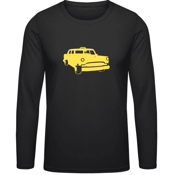 Taxi Cab Illustration T-shirt à manches longues contain pic